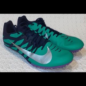 NIKE ZOOM RIVAL S 9 Sprint Running Spikes 907564-406 Size 12.5